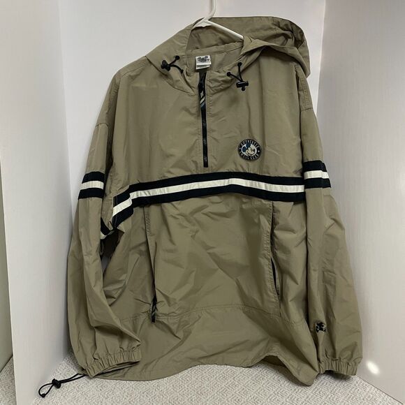 Disney Catalog Mens XL Authentic Swell Gear Quarter Zip Raingear Windbreaker - Picture 1 of 12